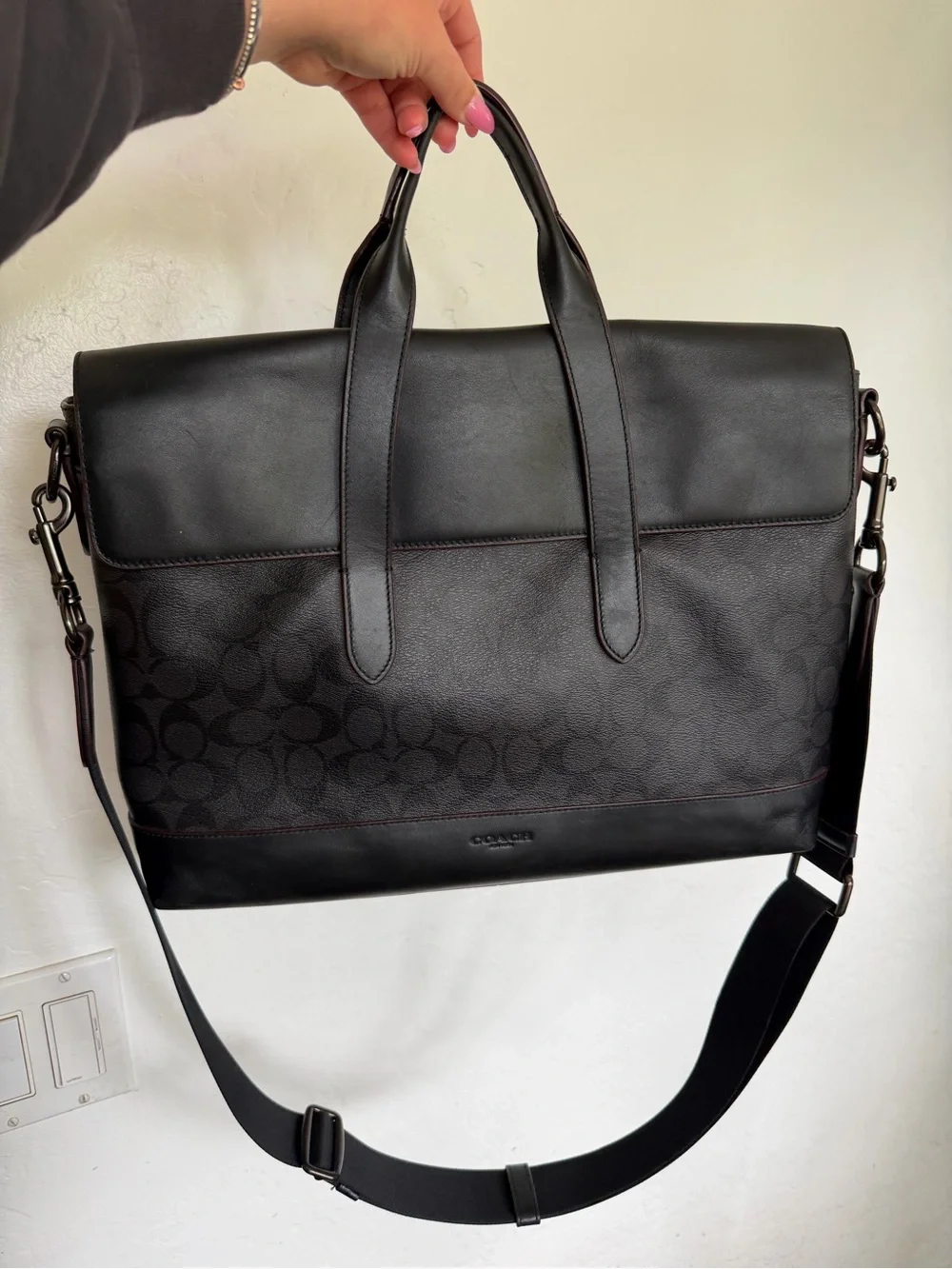 Coach Hamilton Portfolio Brief Black